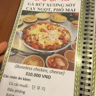 Thực đơn- Quán Ăn King Dakgalbi - Gà Xào Phô Mai - Trần Đại Nghĩa