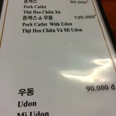 Thực đơn- Quán Ăn Mr Sushi - Các Món Hàn