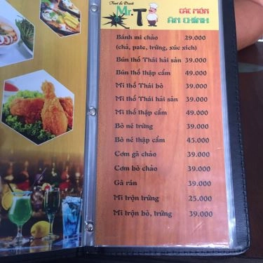 Thực đơn- Quán Ăn Mr Ti - Mì Cay, Trà Sữa & Ăn Vặt