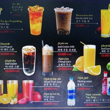 Thực đơn- Quán Ăn Mì Cay Yumi - Châu Thị Vĩnh Tế