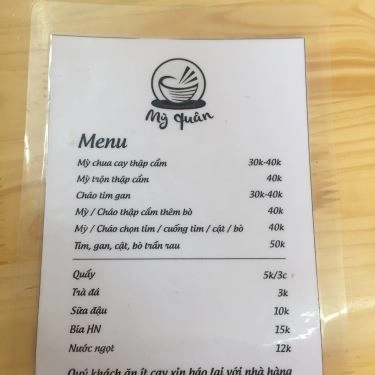 Tổng hợp- Quán Ăn Mỳ Quân - Mì Chua Cay