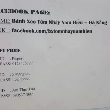 Tổng hợp- Quán Ăn Bánh Xèo Tôm Nhảy Năm Hiền