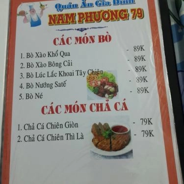 Thực đơn- Nhà Hàng Nam Phương 79 - Đặc Sản Đồng Quê