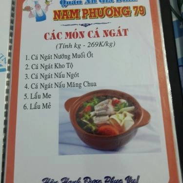 Thực đơn- Nhà Hàng Nam Phương 79 - Đặc Sản Đồng Quê