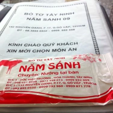 Tổng hợp- Quán Ăn Bò Tơ Tây Ninh Năm Sánh - Nguyễn Oanh