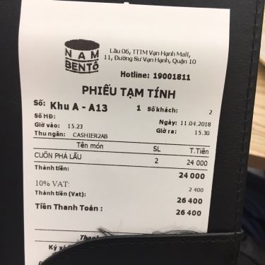 Tổng hợp- Nhà Hàng NAMBENTô - Cơm, Mì, Snack - Vạn Hạnh Mall