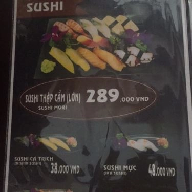 Thực đơn- Nhà Hàng Naoko Chan Restaurant - Ẩm Thực Nhật Bản