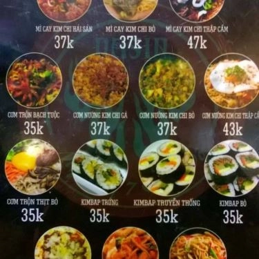 Thực đơn- Quán Ăn Nasin - Mì Cay