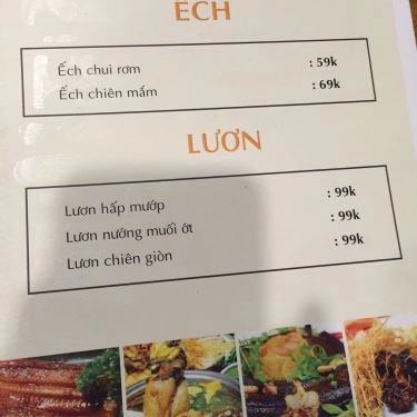 Thực đơn- Quán Ăn NB5 - Bà 5 - Đệ Nhất Nem Nướng - Đường D8