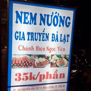 Thực đơn- Quán Ăn Ngọc Yến - Nem Nướng Gia Truyền Đà Lạt