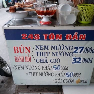 Tổng hợp- Quán Ăn Nem Nướng & Bún Thịt Nướng 243 Tôn Đản