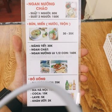 Thực đơn- Quán Ăn Ngan Mậu Dịch - Trung Liệt