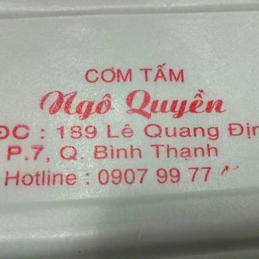 Tổng hợp- Quán Ăn Cơm Tấm Ngô Quyền - Lê Quang Định