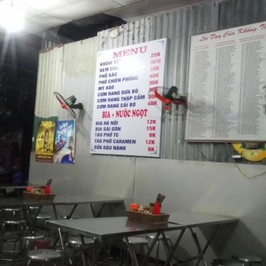 Thực đơn- Quán Ăn Ngoan Tiến - Bún Chả & Cơm Rang
