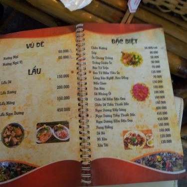 Thực đơn- Quán Ăn Ngọc Dương Quán - Dê Núi 7 Món
