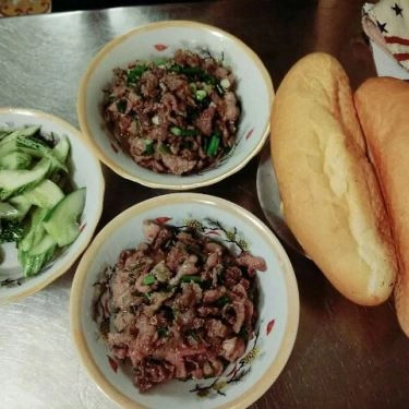Món ăn- Quán Ăn Ngọc Thu - Bánh Mì Bò Xào