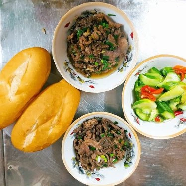 Món ăn- Quán Ăn Ngọc Thu - Bánh Mì Bò Xào