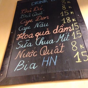 Thực đơn- Quán Ăn Ngon Quán - Bún Đậu & Bún Giả Cầy