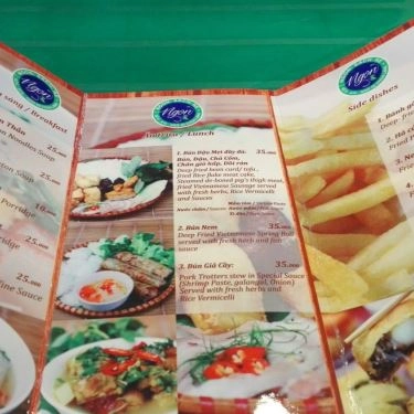Thực đơn- Quán Ăn Ngon Quán - Bún Đậu & Bún Giả Cầy