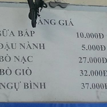 Thực đơn- Quán Ăn Bún Bò Huế Ngự Bình - Đồng Đen