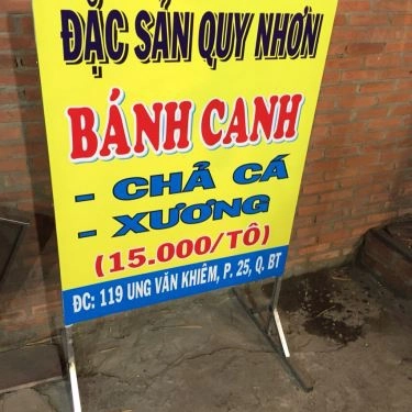 Thực đơn- Quán Ăn Ngự Thiện Quán - Bánh Xèo Hải Sản