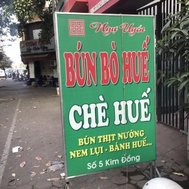 Thực đơn- Quán Ăn Ngự Uyển - Bún Bò Huế