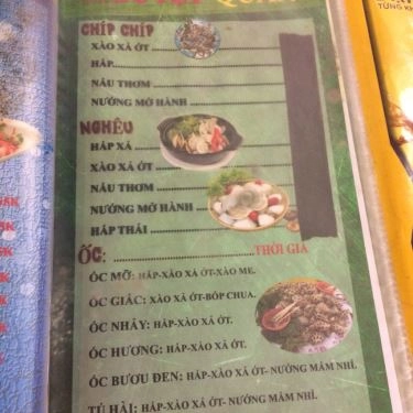 Thực đơn- Quán Ăn Nguyệt Quán - Hải Sản Tự Chọn