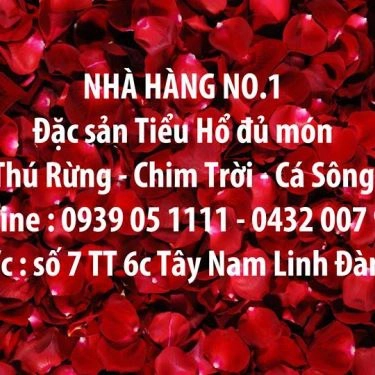 Tổng hợp- Nhà Hàng No.1 - Đặc Sản Tiểu Hồ & Món Dân Tộc