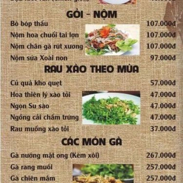 Thực đơn- Quán Ăn Nhà Ăn Số 7 - Ẩm Thực Việt