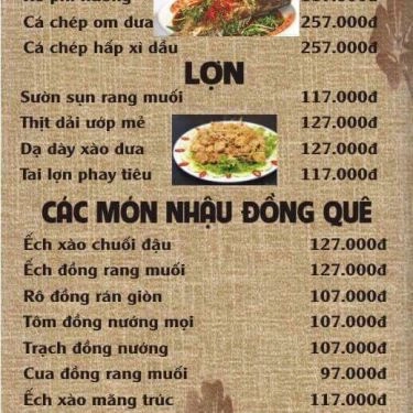 Thực đơn- Quán Ăn Nhà Ăn Số 7 - Ẩm Thực Việt