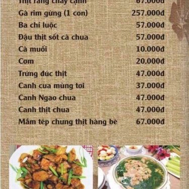 Thực đơn- Quán Ăn Nhà Ăn Số 7 - Ẩm Thực Việt