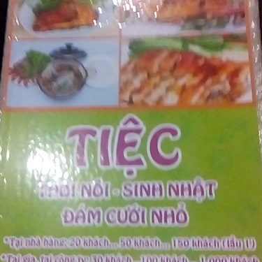 Thực đơn- Nhà Hàng Ẩm Thực Bà Ba - Nguyễn Thị Thập