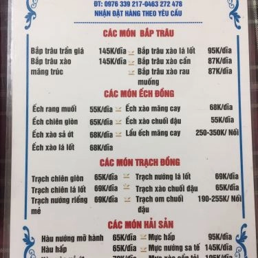 Tổng hợp- Quán Ăn Ba Say - Ẩm Thực Đồng Quê