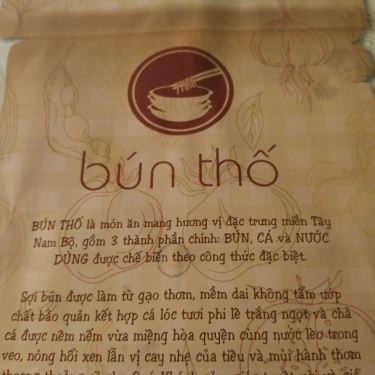 Tổng hợp- Nhà Hàng Bún Thố - Trần Văn Khéo