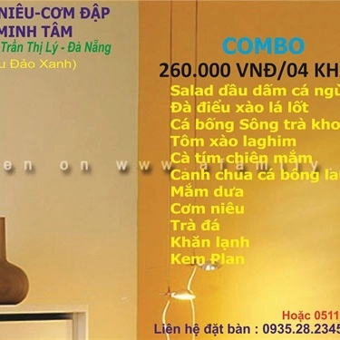Thực đơn- Nhà Hàng Tiệc Cưới Minh Tâm