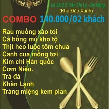 Thực đơn- Nhà Hàng Tiệc Cưới Minh Tâm