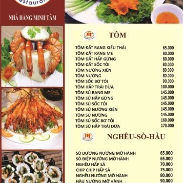 Thực đơn- Nhà Hàng Tiệc Cưới Minh Tâm