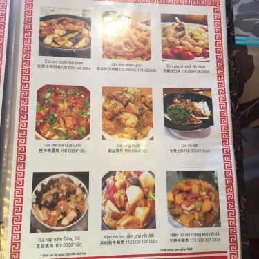 Thực đơn- Nhà Hàng Đèn Lồng Đỏ - Ẩm Thực Trung Hoa