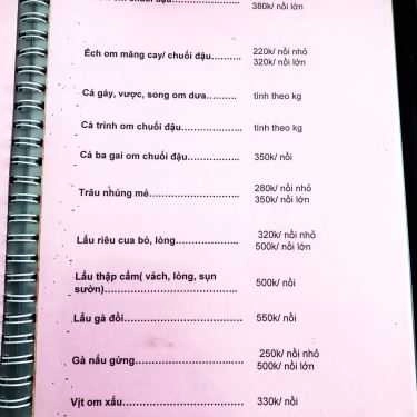 Thực đơn- Green - Ẩm Thực Việt