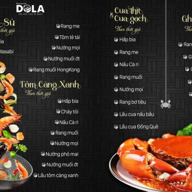 Thực đơn- Nhà Hàng Hải Sản Dola