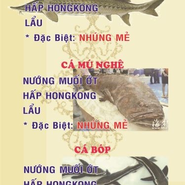 Thực đơn- Nhà Hàng Hương Biển - Lương Định Của