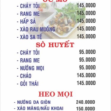 Tổng hợp- Nhà Hàng Hương Biển - Lương Định Của