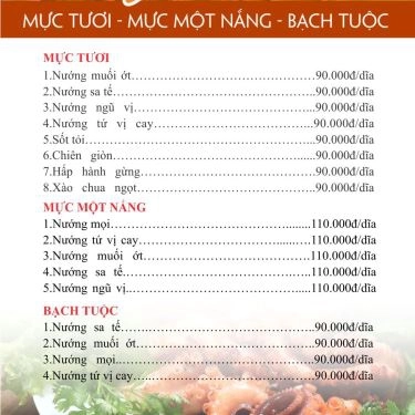 Thực đơn- Nhà Hàng Kỳ Nam - Cần Thơ