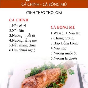 Thực đơn- Nhà Hàng Kỳ Nam - Cần Thơ