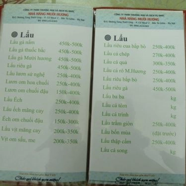 Tổng hợp- Quán Ăn Mười Hương - Đặc Sản Dân Tộc