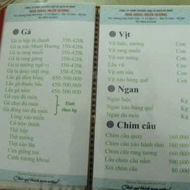Tổng hợp- Quán Ăn Mười Hương - Đặc Sản Dân Tộc