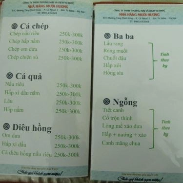 Tổng hợp- Quán Ăn Mười Hương - Đặc Sản Dân Tộc