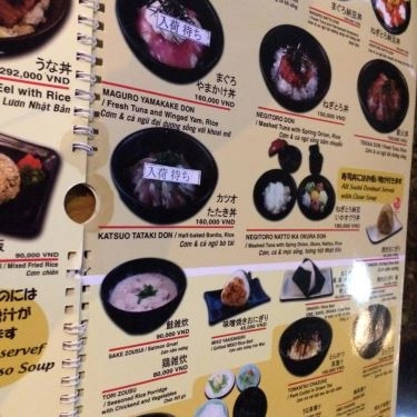 Thực đơn- Kiến Đỏ - Nhà Hàng Nhật Bản  - KĐT Trung Hòa Nhân Chính