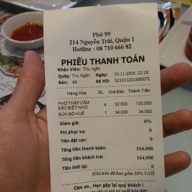 Tổng hợp- Nhà Hàng Phở 99 - 214 Nguyễn Trãi