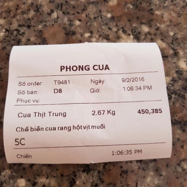 Tổng hợp- Quán Ăn Nhà Hàng Phong Cua 2 - Bình Quới